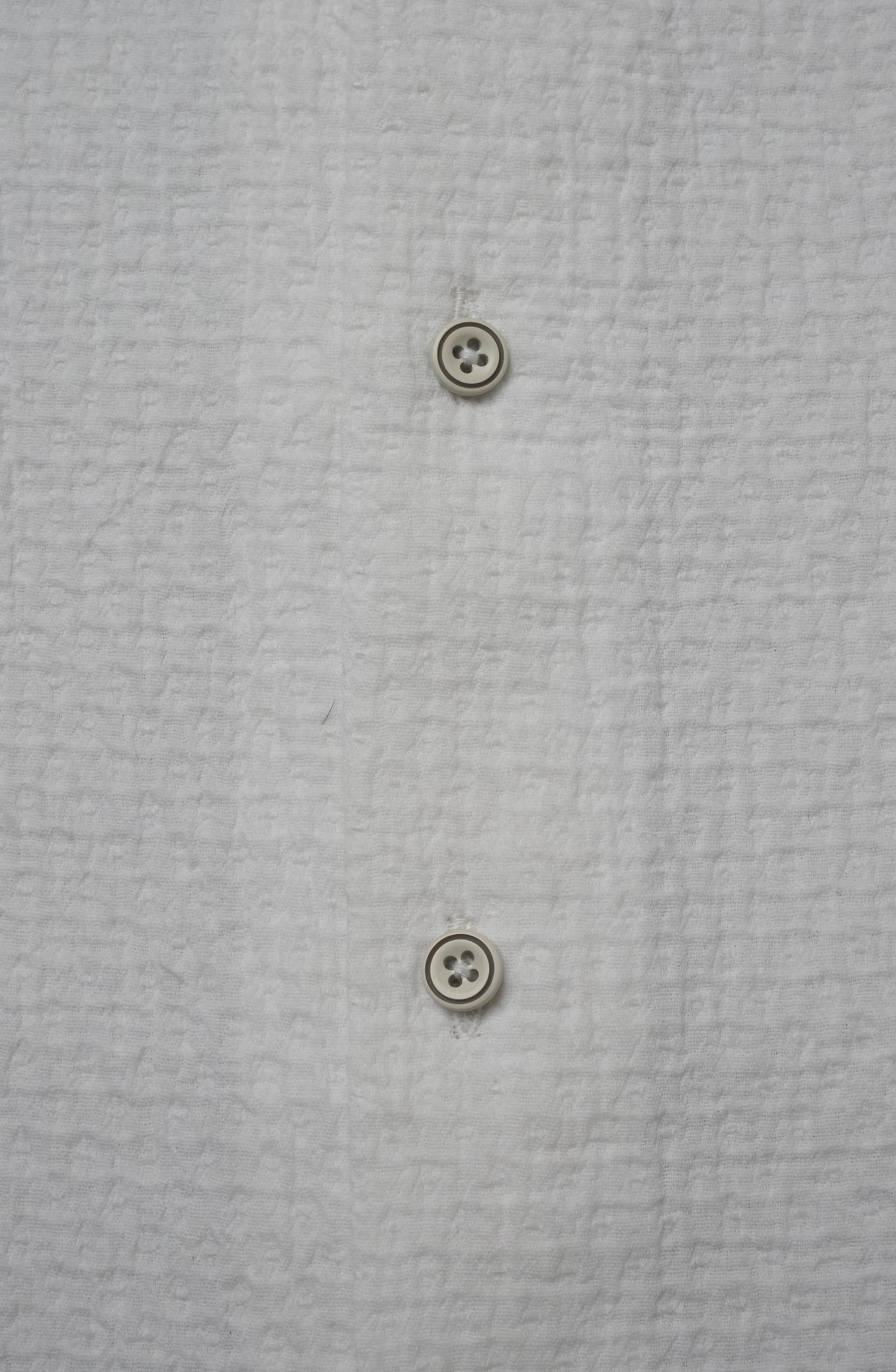 Pearl White Dobby Weave Half Sleeve Old Money Shirt