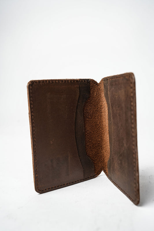 Premium Brown Leather Card Holder