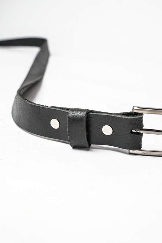 Women's Black Leather Belt