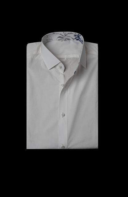 Ammonia Finish Off White Beach Contrast Shirt