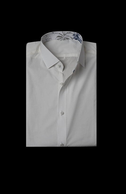Ammonia Finish Off White Beach Contrast Shirt