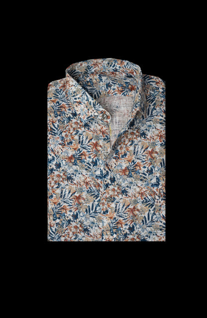 Floral Muse Printed Linen Shirt