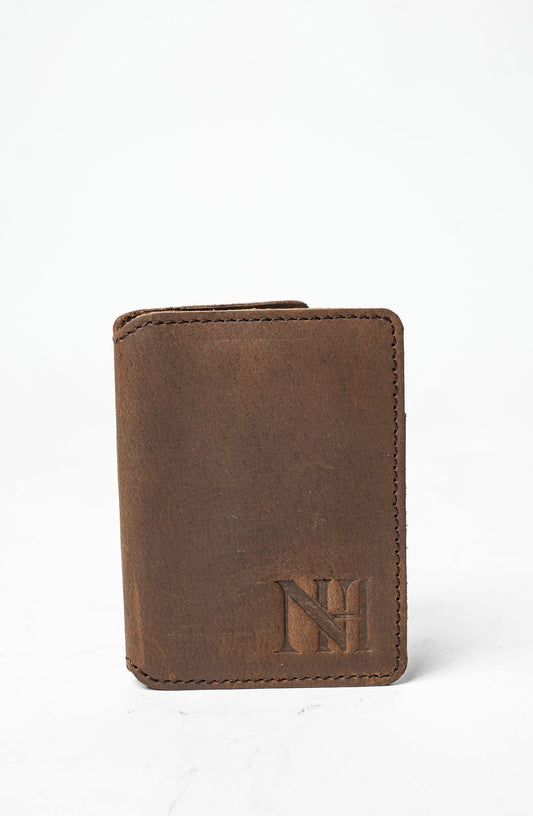 Premium Brown Leather Card Holder