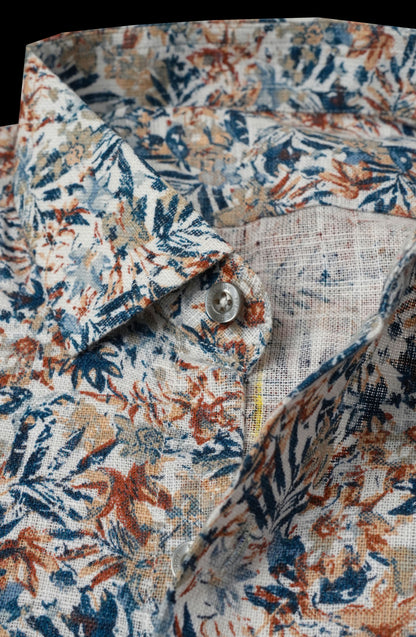Floral Muse Printed Linen Shirt