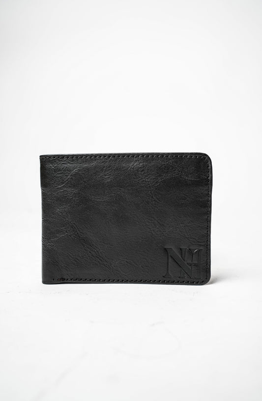 Classic Black Genuine Leather Wallet
