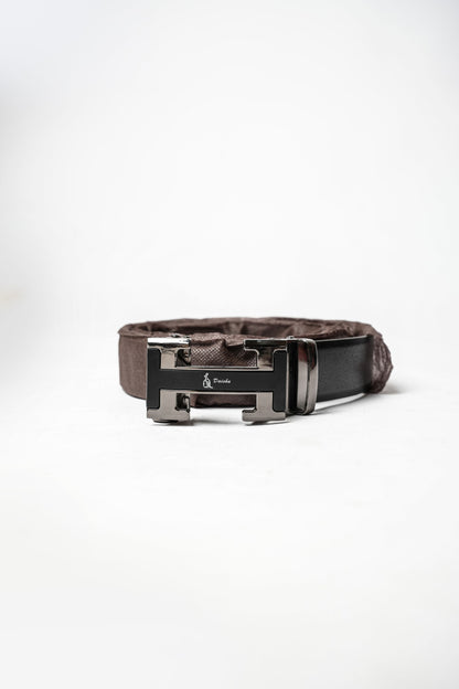 Daishu Signature "H" Buckle Belt