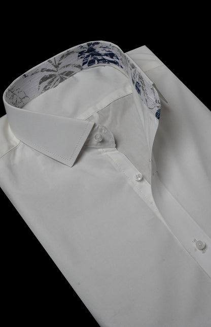 Ammonia Finish Off White Beach Contrast Shirt