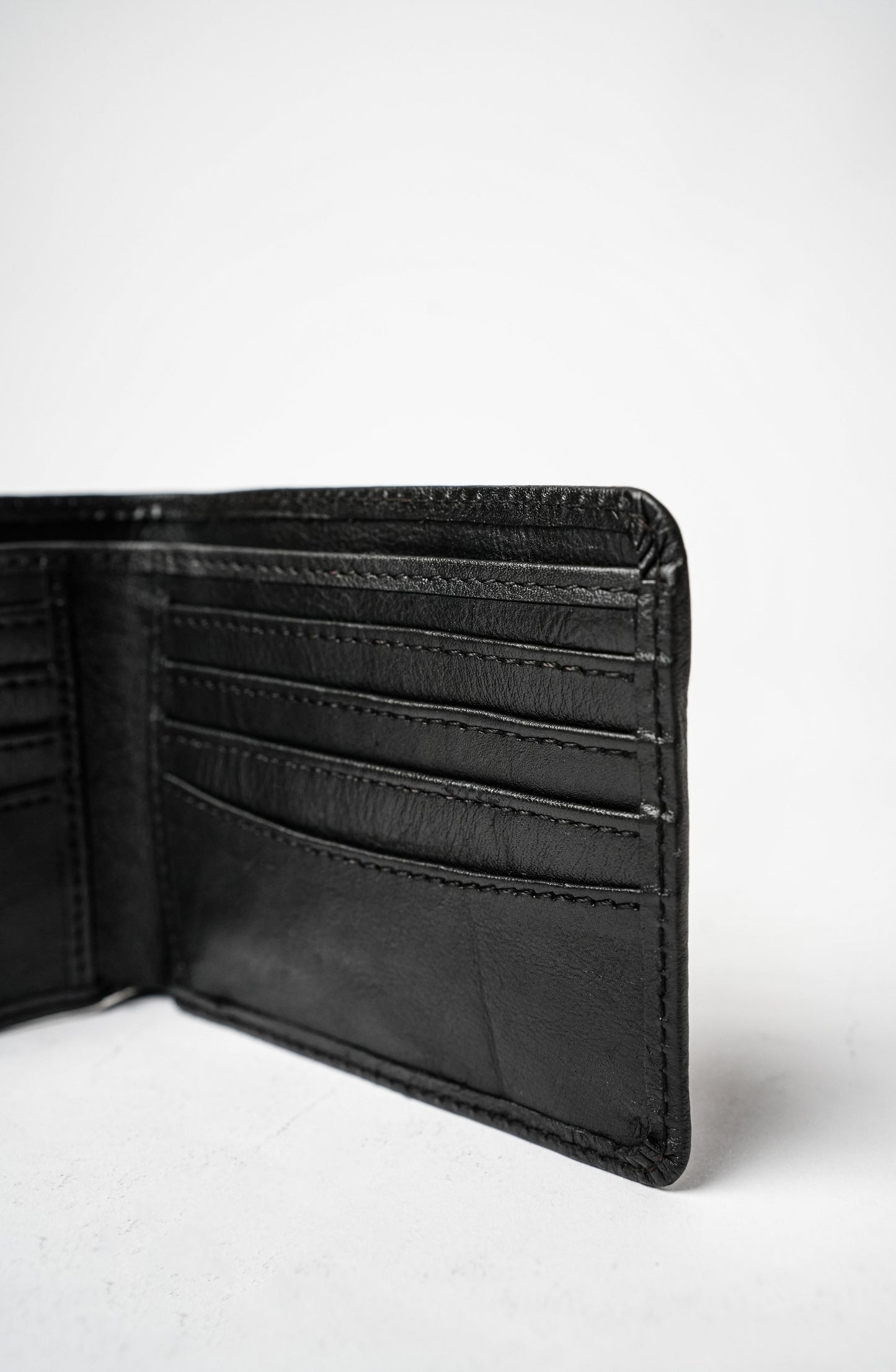 Classic Black Genuine Leather Wallet
