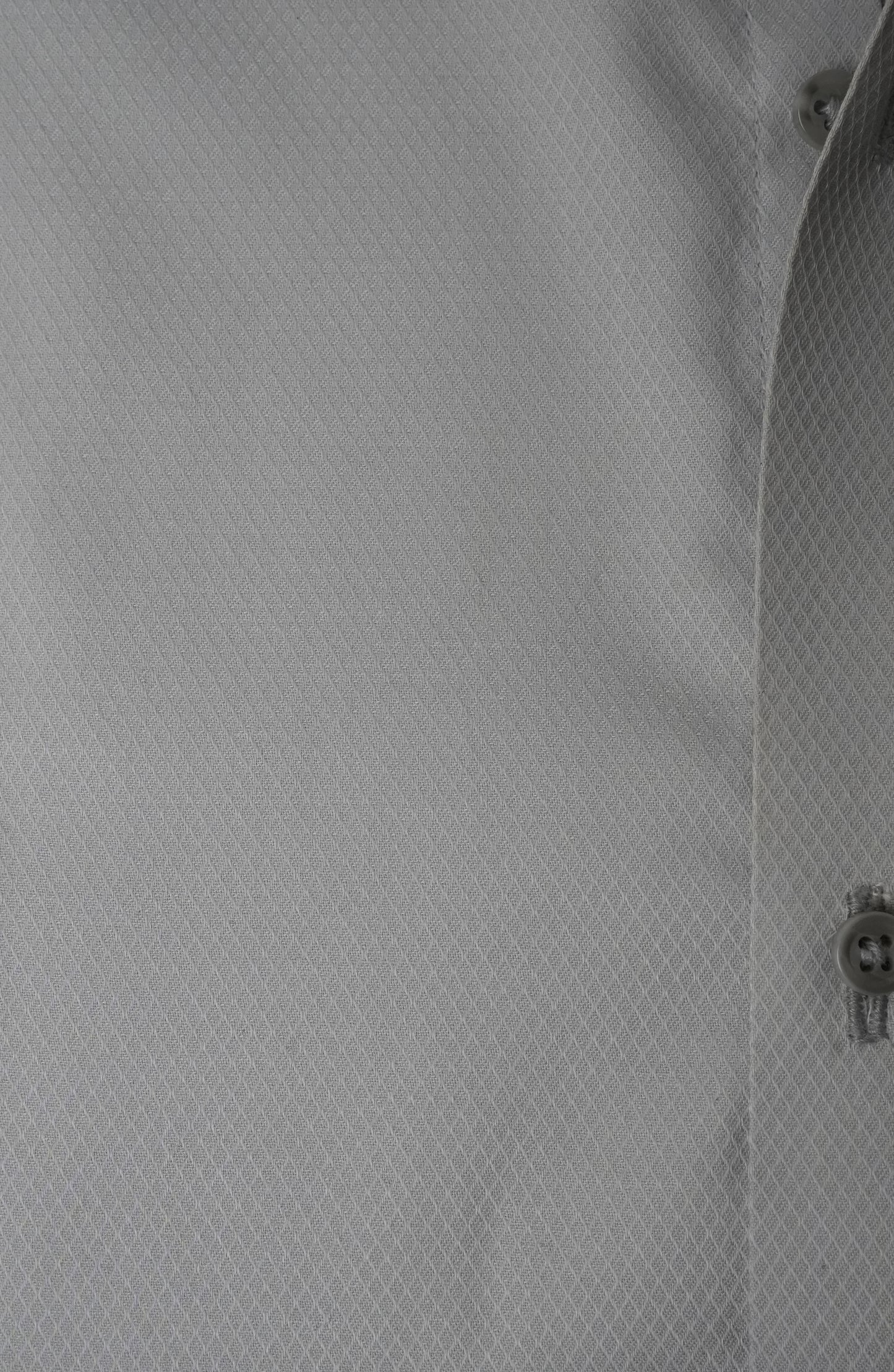 Silver Grey Self Diamond Textured Shirt