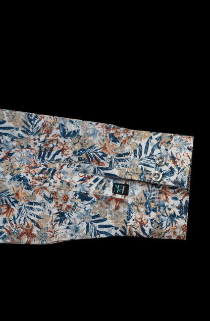 Floral Muse Printed Linen Shirt