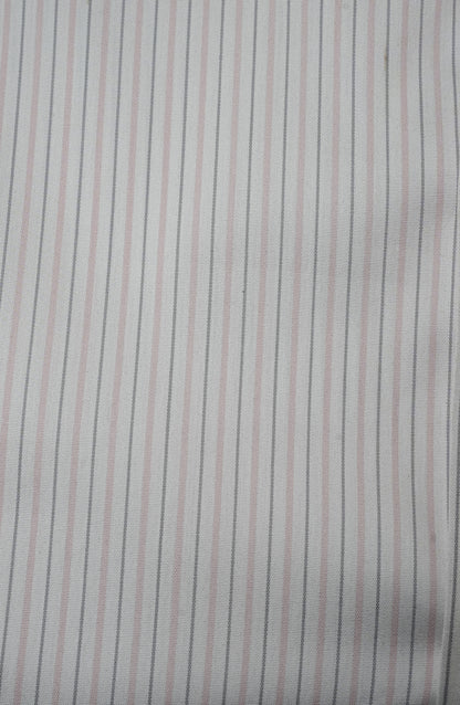 Off White Pink Pinstripe Cotton Shirt