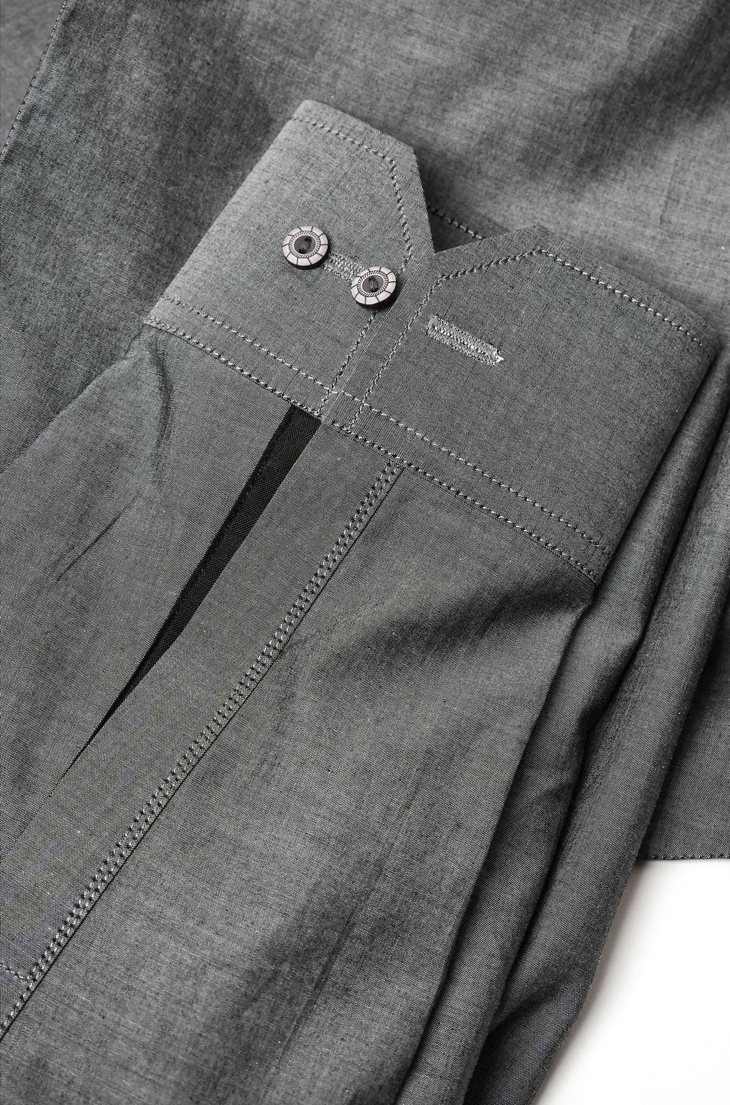 German Classic Grey Contrast Shirt