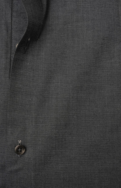 Charcoal Grey Self Textured Shirt
