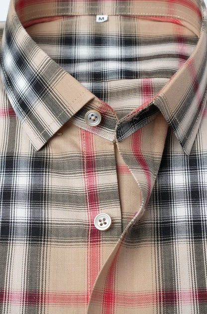 Nelson Beige Burberry Cotton Shirt