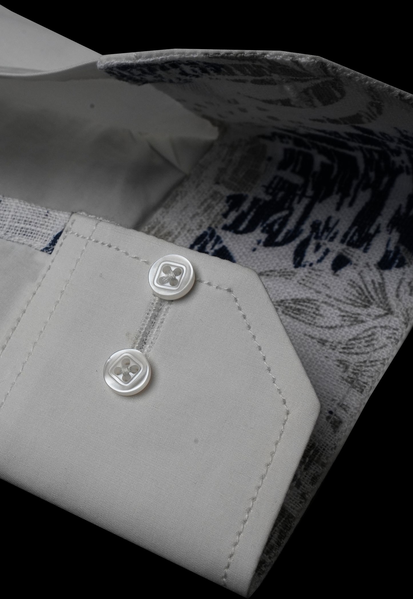 Ammonia Finish Off White Beach Contrast Shirt
