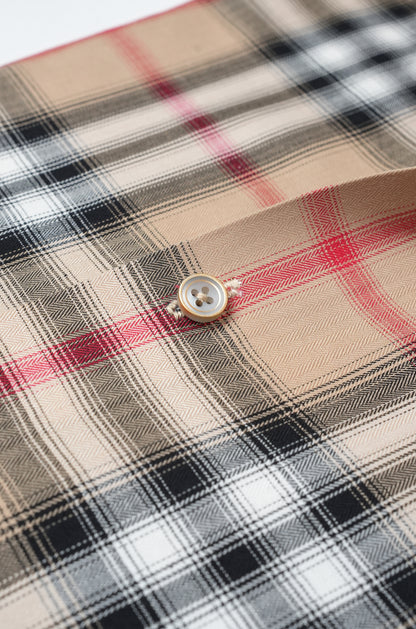 Nelson Beige Burberry Cotton Shirt