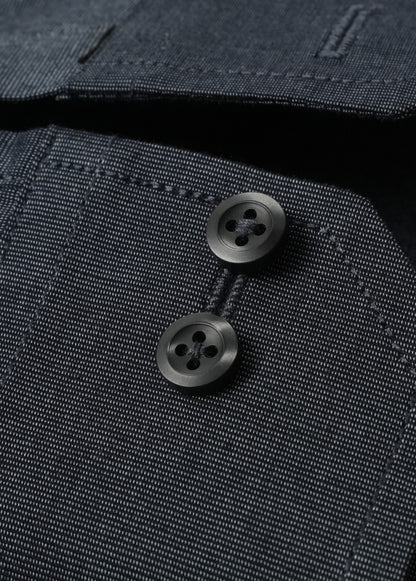 Charcoal Grey Self Textured Shirt