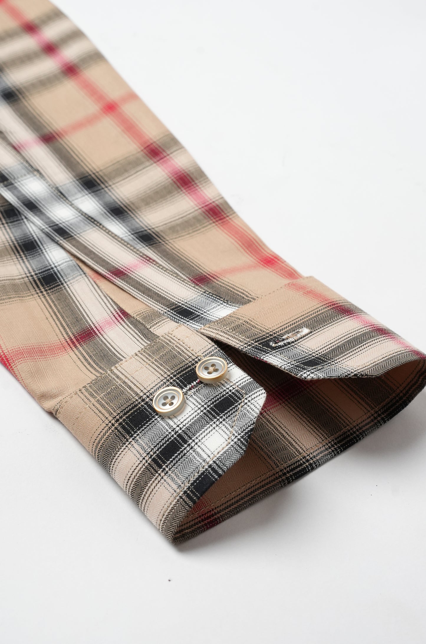 Nelson Beige Burberry Cotton Shirt