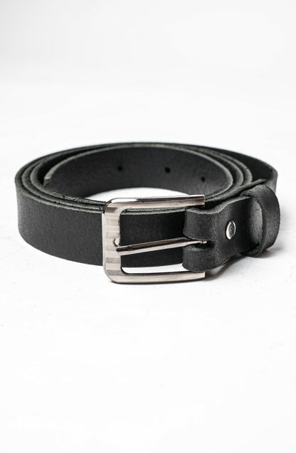 Women's Black Leather Belt