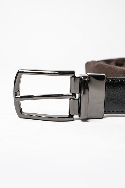 Black Leather Formal Belt