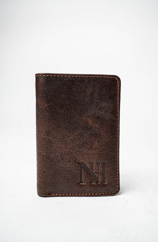 Premium Dark Brown Leather Card Holder